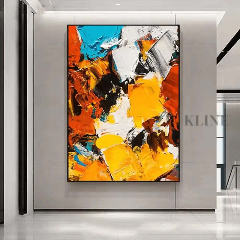 Multicolor Textured Fantasy Abstract - Hand Painting