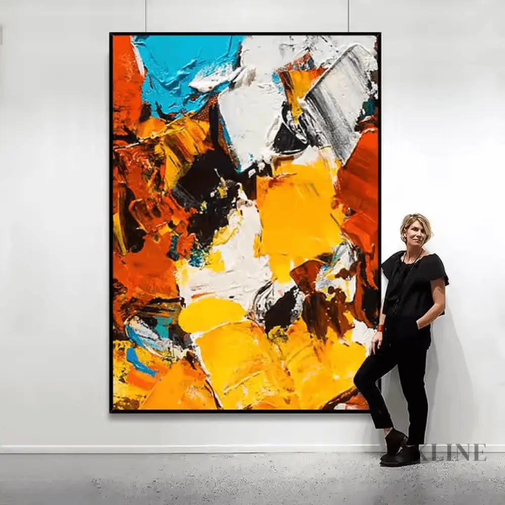 Multicolor Textured Fantasy Abstract - Hand Painting