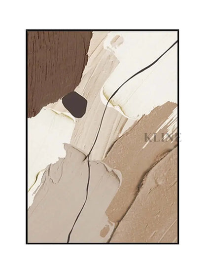 Multicolored Neutral Wall Art - Hand Painting