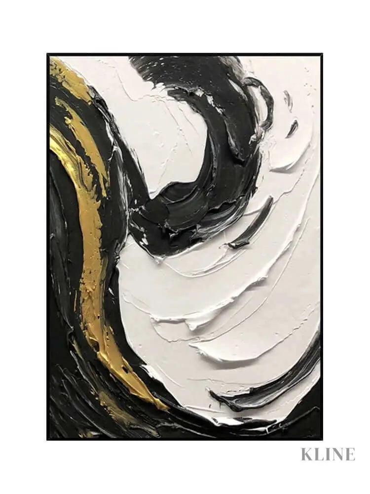 Multicolored Swirling Wall Art - Hand Painting 