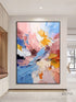 Multicolored Textured Wall Art - Hand Painting