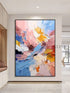 Multicolored Textured Wall Art - Hand Painting