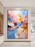 Multicolored Textured Wall Art - Hand Painting