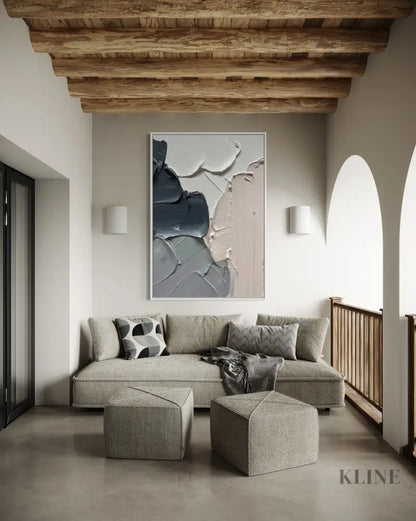 Muted Pathways 2 - Hand Painting