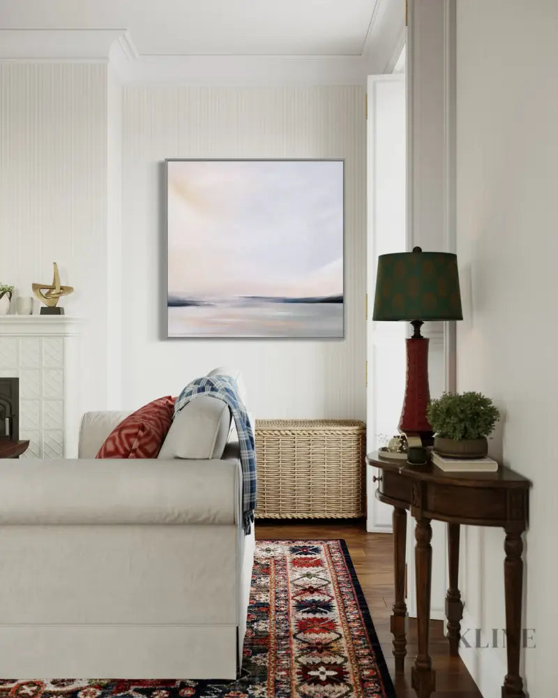 My Dazzled Sight 2 - Hand Painting Purple Wall Art