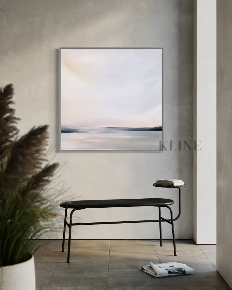My Dazzled Sight 2 - Hand Painting Wandkunst für das Esszimmer