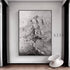 Mysterious Abstract Mountain - Hand Painting