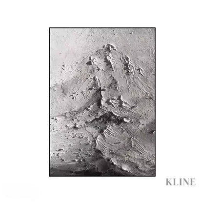 Mysterious Abstract Mountain - Hand Painting