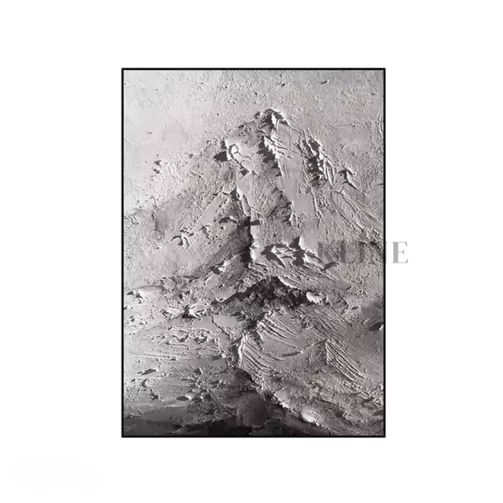 Mysterious Abstract Mountain - Hand Painting