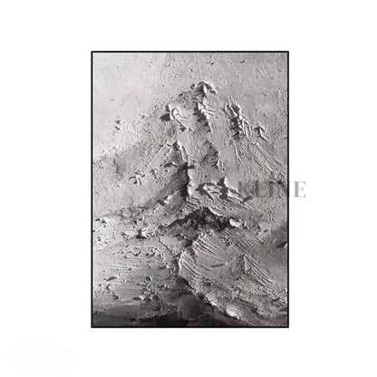 Mysterious Abstract Mountain - Hand Painting