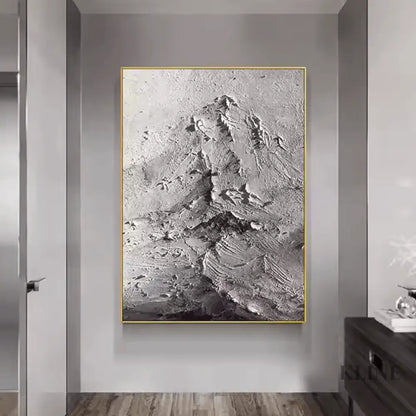Mysterious Abstract Mountain - Hand Painting