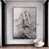 Mysterious Abstract Mountain - Hand Painting