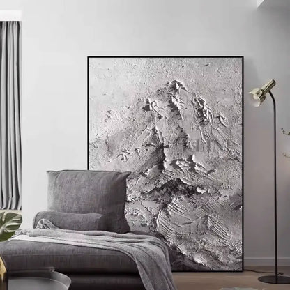Mysterious Abstract Mountain - Hand Painting