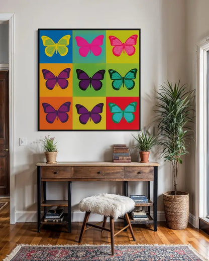 Neon Petals - Hand Painting