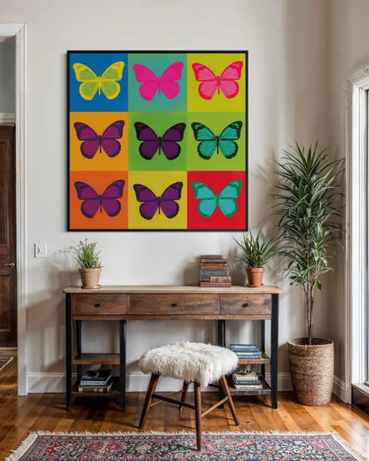 Neon Petals - Hand Painting
