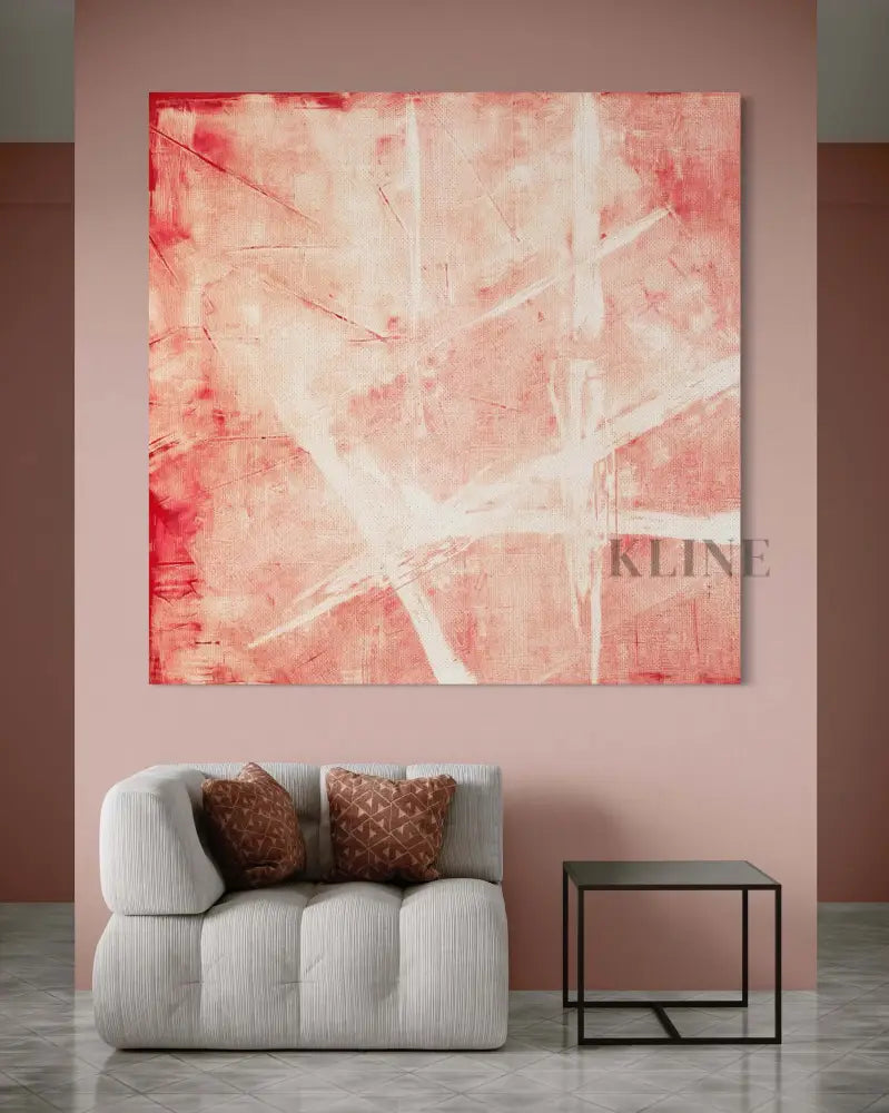 Neuron Storm 2 - Hand Painting Large Wall Art