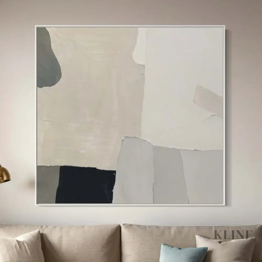 Neutral Geometry - Hand Painting