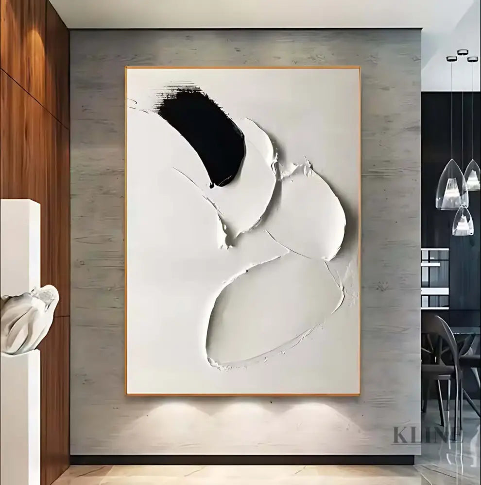 New Minimalism Textured Art - Hand Painting 