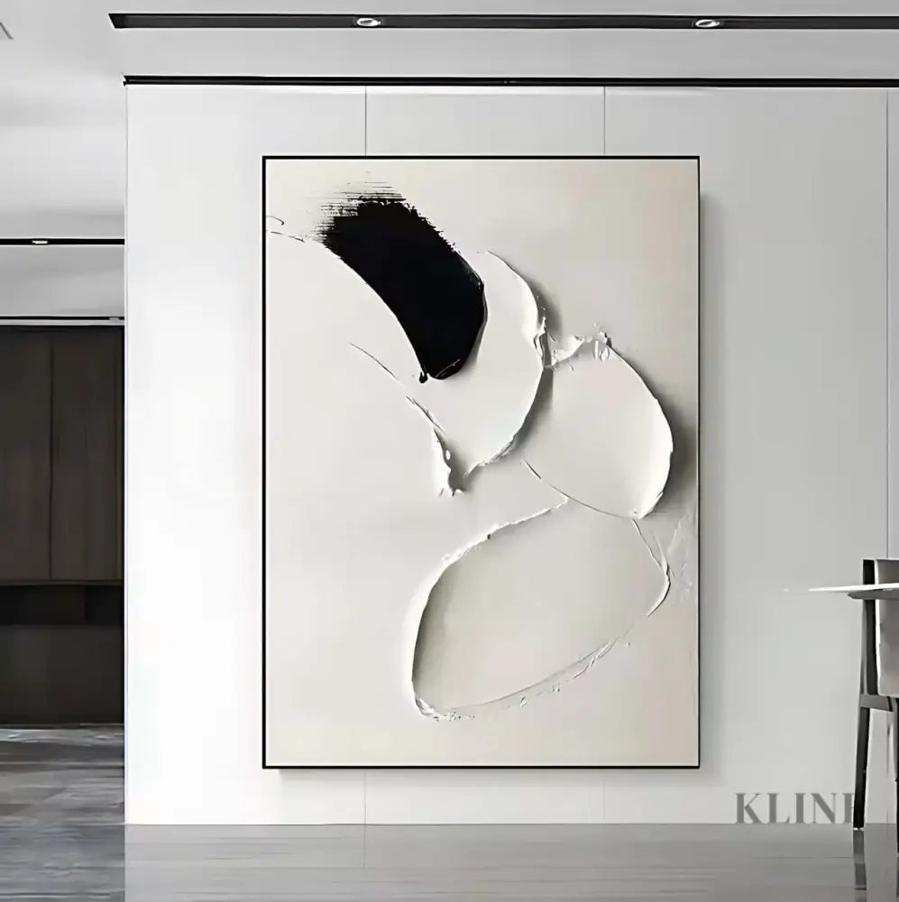 New Minimalism Textured Art - Hand Painting