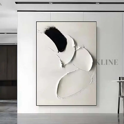 New Minimalism Textured Art - Hand Painting