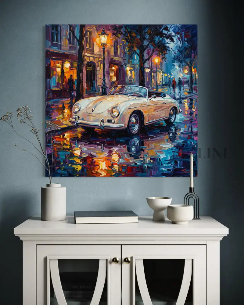 Nocturne in Motion - Hand Painting