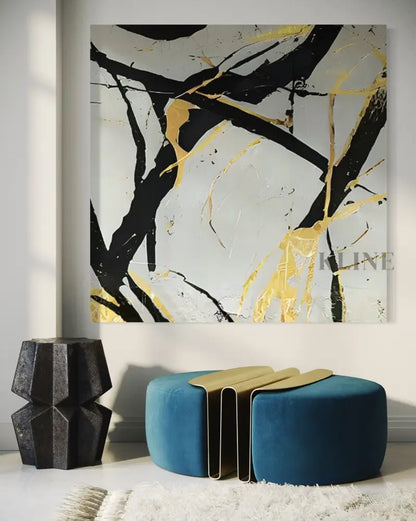 Hand-painted wall art &
