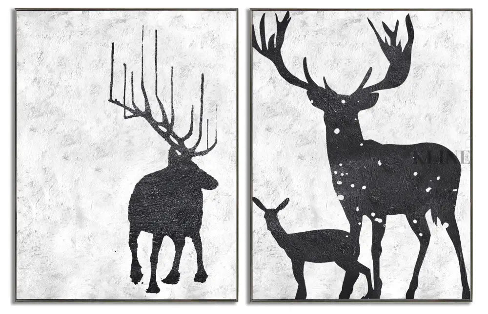 Nordic Sanctuary Set - Kline Collective Canvas Wall Art Sets