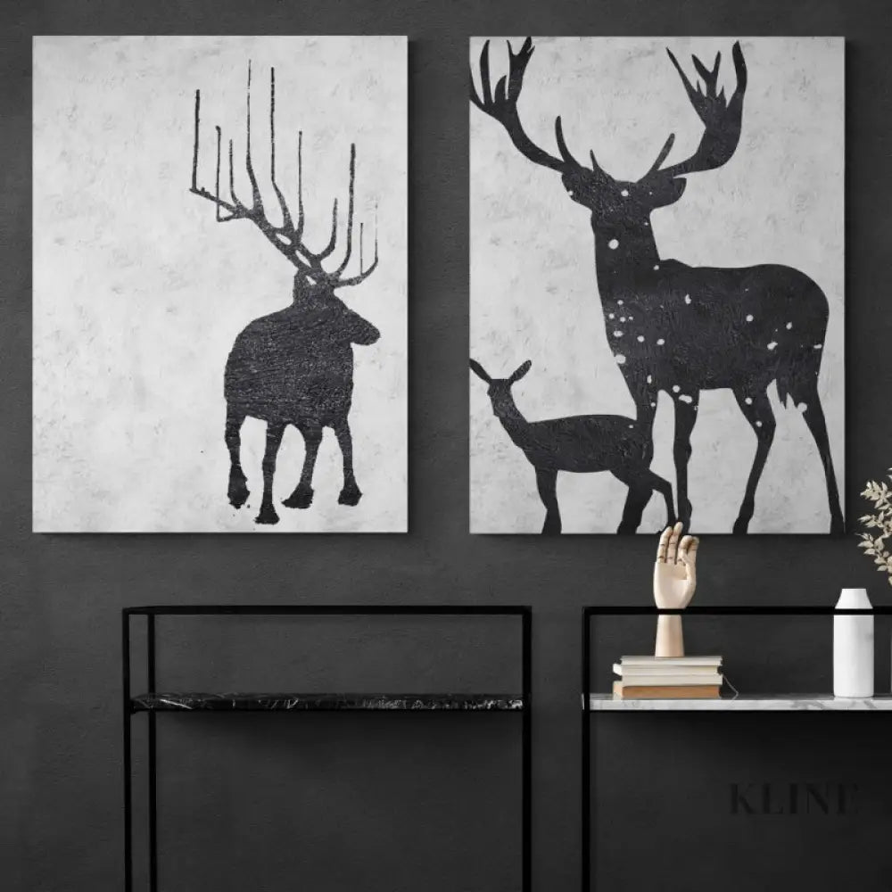 Nordic Sanctuary Set - Kline Collective キャンバスウォールアートセット