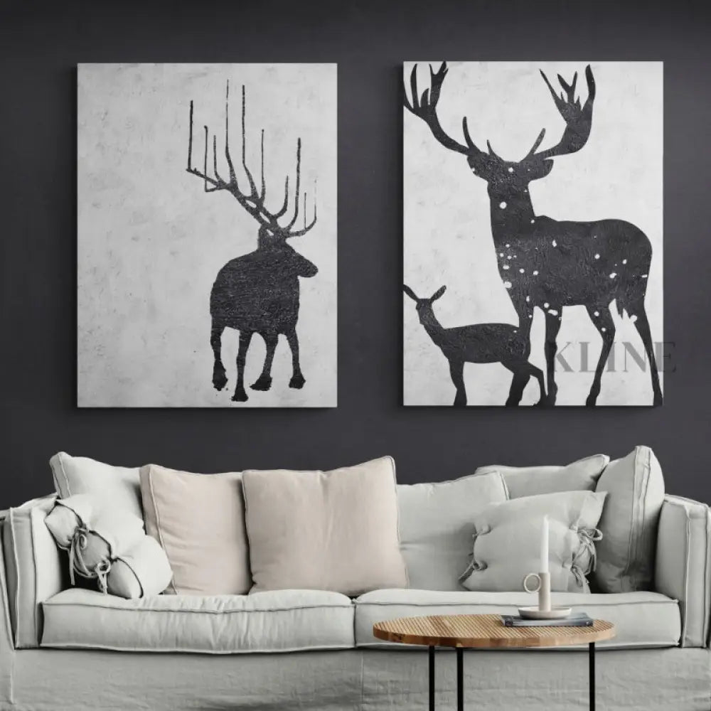 Nordic Sanctuary Set - Kline Collective Canvas Wall Art Sets