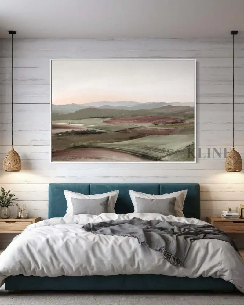 North Wes Farmland - Hand Painting 