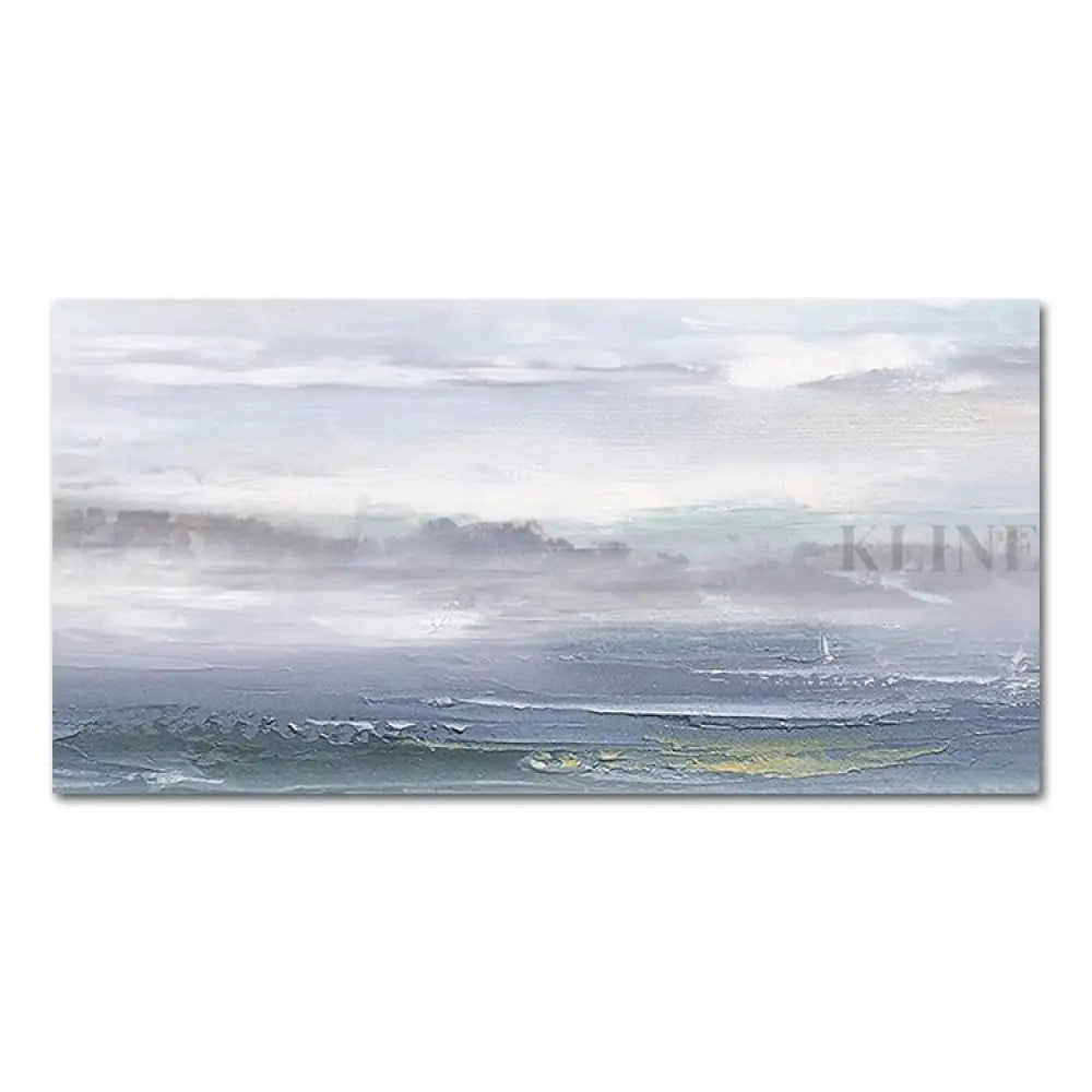 Not Afraid of Storm - Kline Collective Arte della parete blu