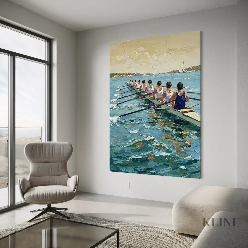 Notes from a Blue Journey - Hand Painting