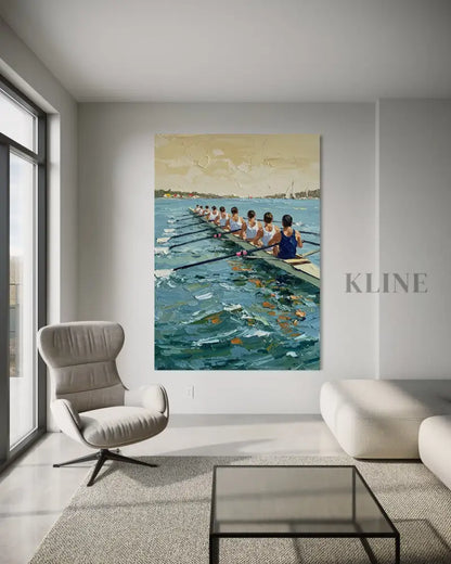 Notes from a Blue Journey - Hand Painting