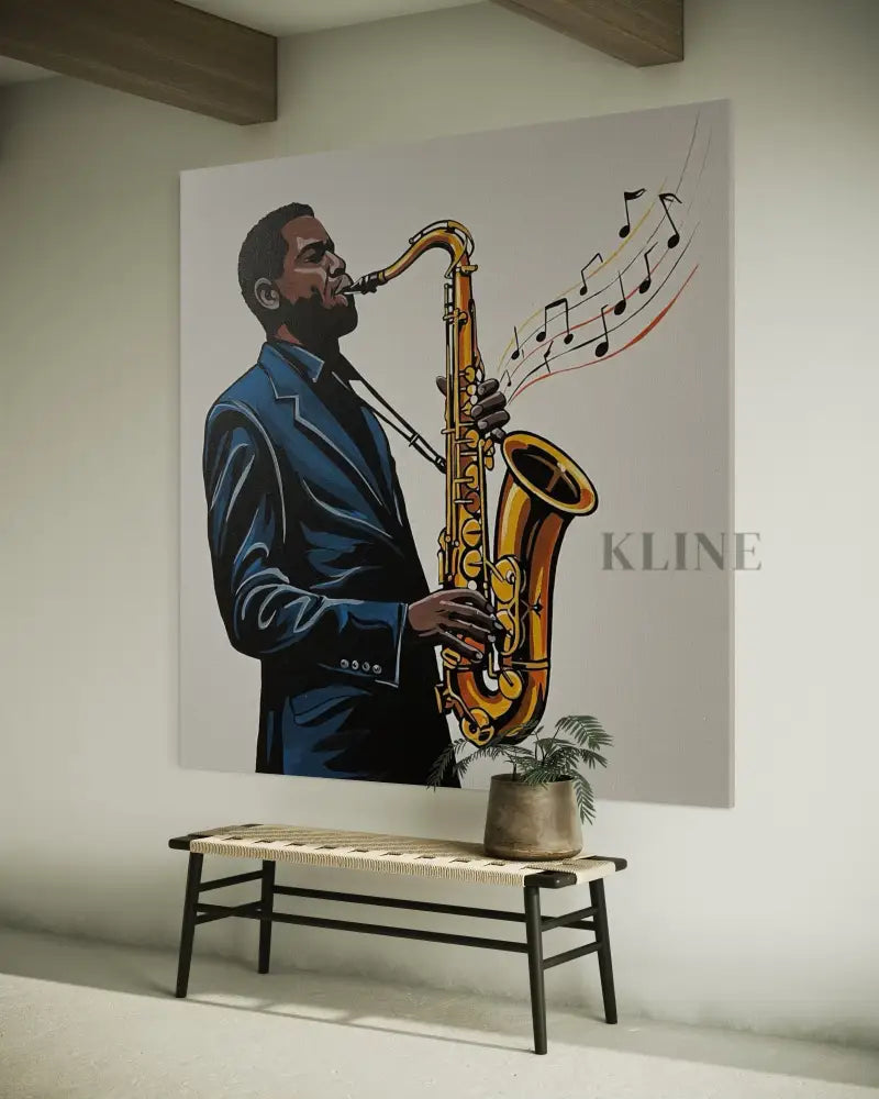 Notes in the Air - Hand Painting Large Wall Art
