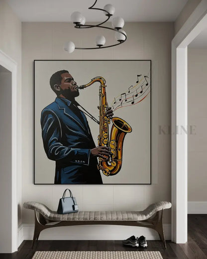 Notes in the Air - Hand Painting