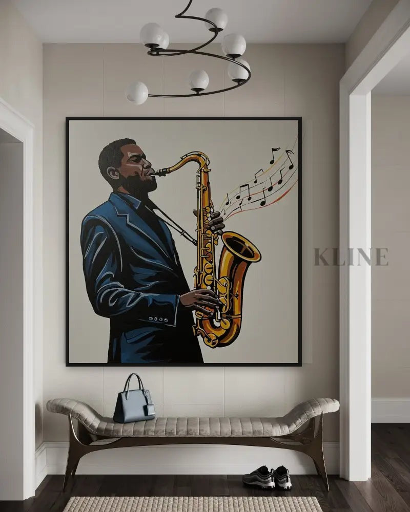 Notes in the Air - Hand Painting