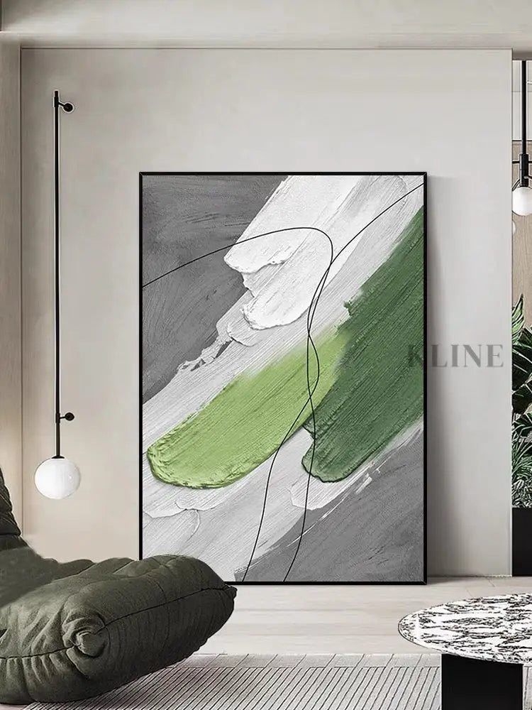Oasis Textured Painting - Hand Painting 