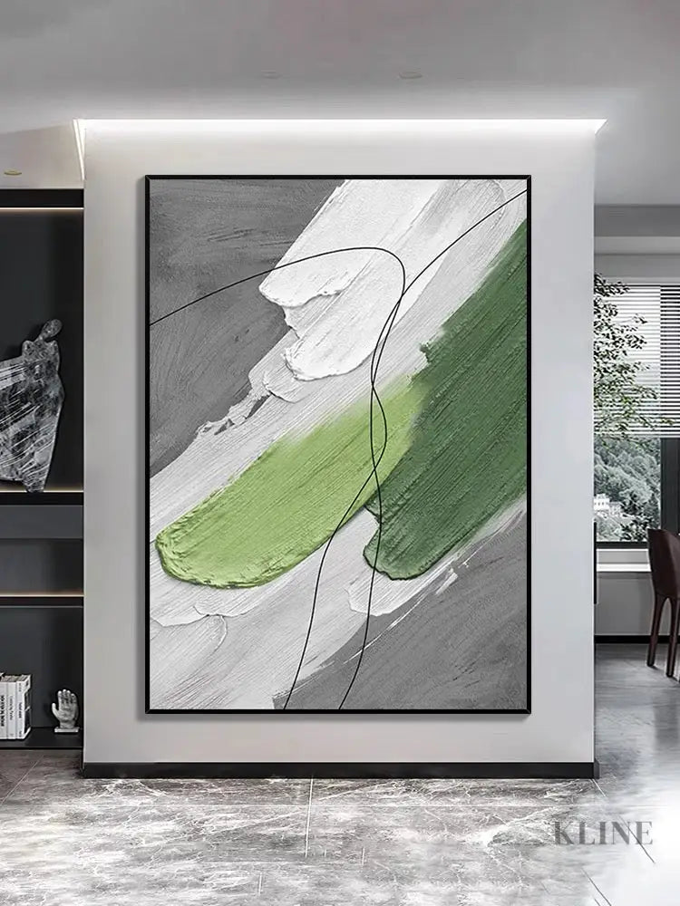 Oasis Textured Painting - Hand Painting