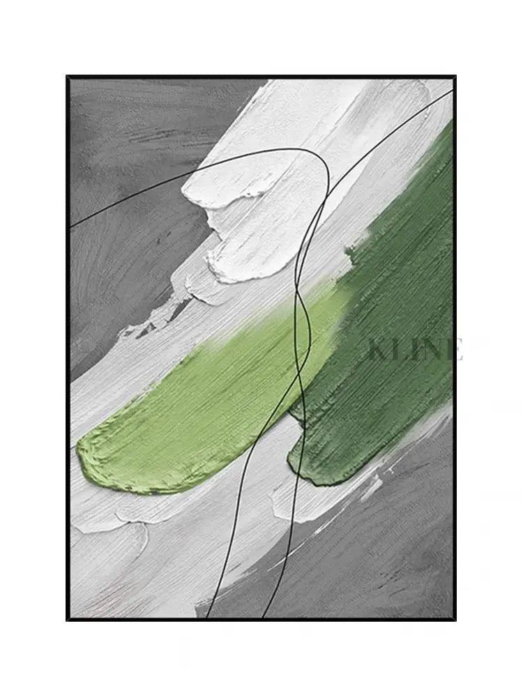 Oasis Textured Painting - Hand Painting Plaster Art
