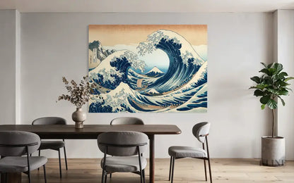 Ocean of Fuji - Hand Painting