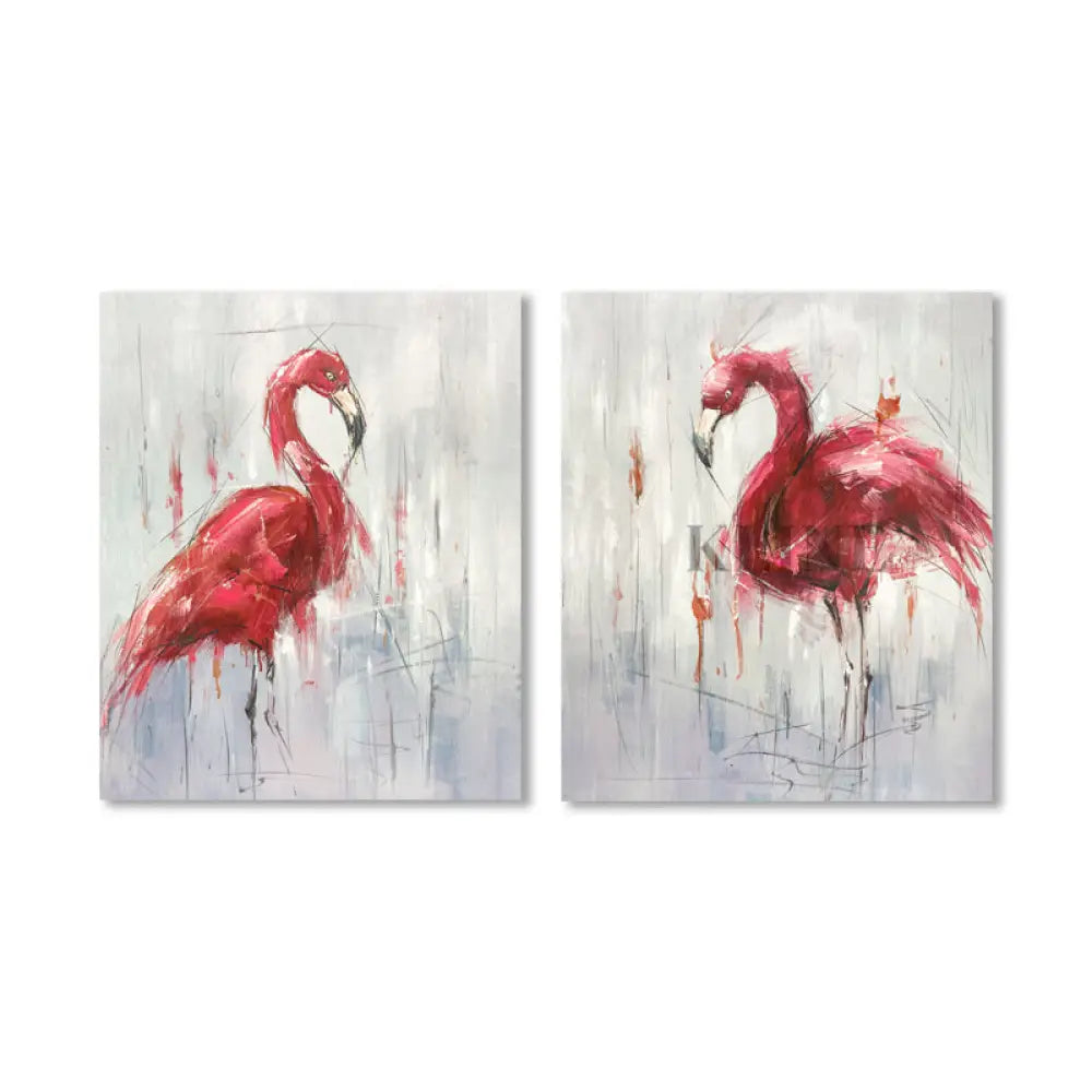 Oil Painting Set - Kline Collective Lounge Wall Art