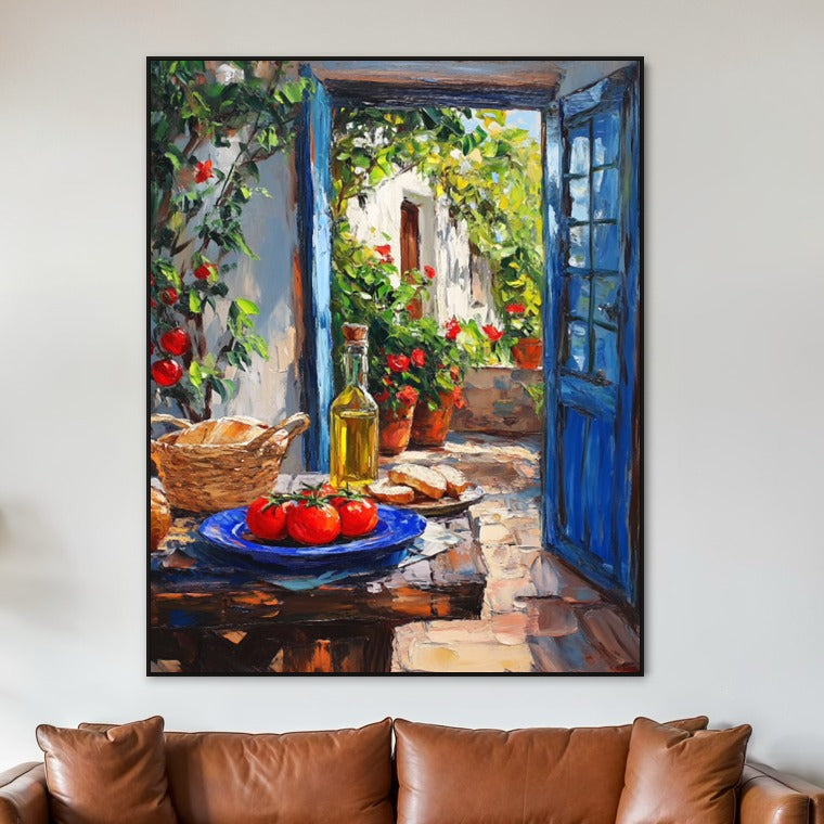 Olive Oil and Summer Light - Hand Painting ベストセラーの絵画