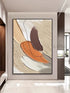 Orange and Beige - Hand Painting