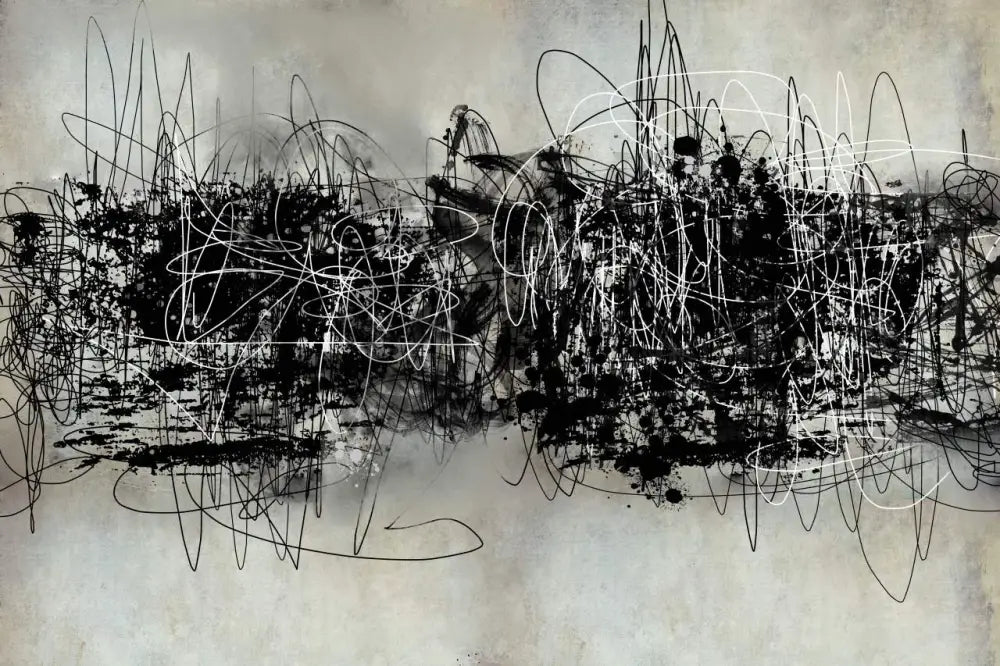 Out Of This World - Hand Painting Große Wandkunst