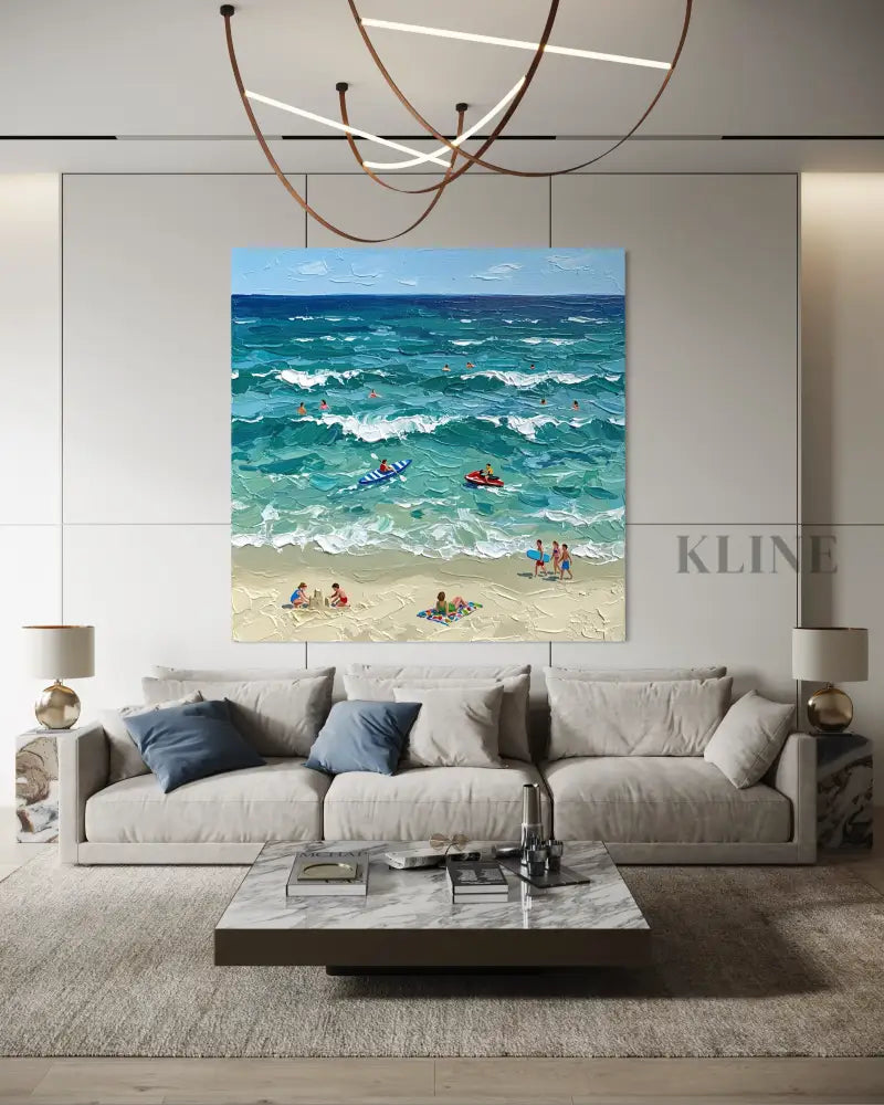Out on the Water - Hand Painting