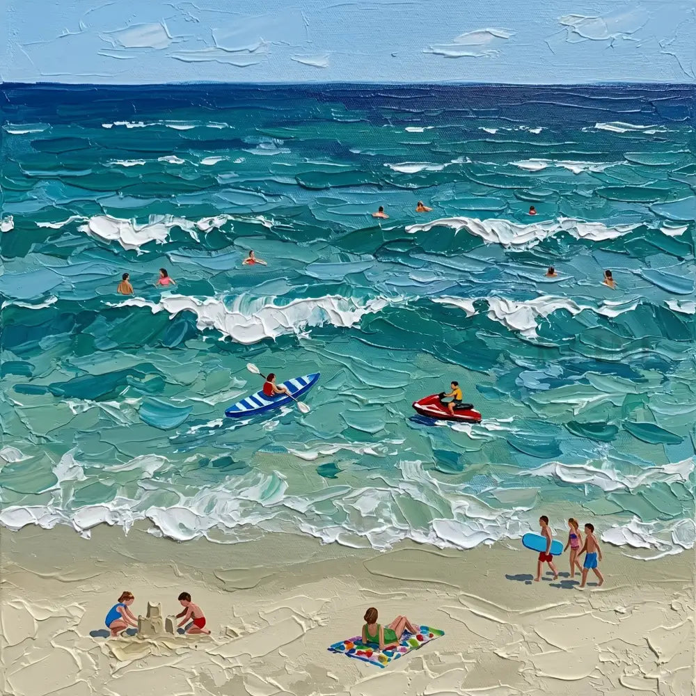 Out on the Water - Hand Painting 