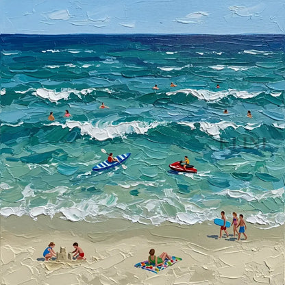 Out on the Water - Hand Painting