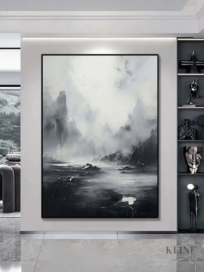 Overcast Wall Art - Hand Painting