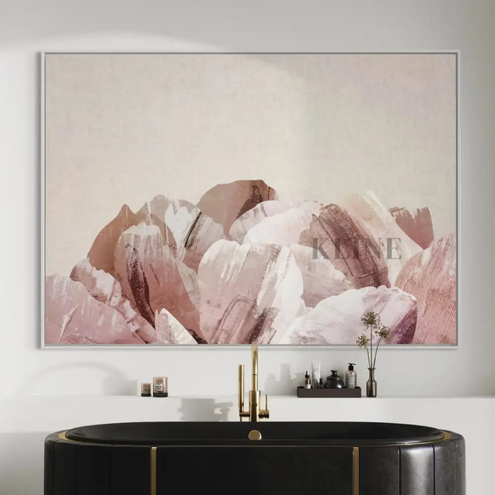 Painted Peony - Hand Painting Originalgemälde zum Verkauf