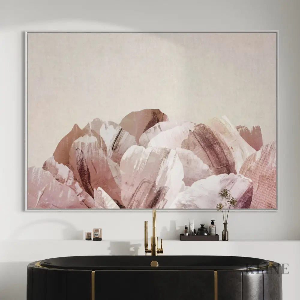 Painted Peony - Hand Painting Large Wall Art